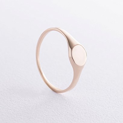 Печатка в жовтому золоті (можливе гравіювання) к07532 №4