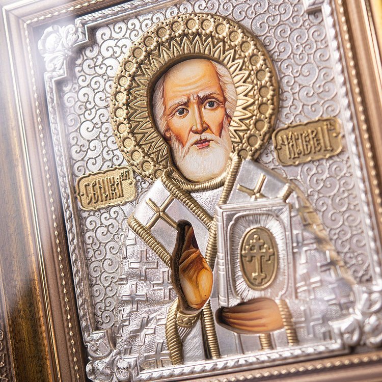 Ікона "Святий Миколай Чудотворець" Миколай-68 від ювелірного магазину Онікс - 1