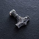 Серебряная подвеска "Молот Тора" 132753 от ювелирного магазина Оникс - 9