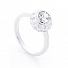 Серебряное кольцо (фианиты) 112059 от ювелирного магазина Оникс