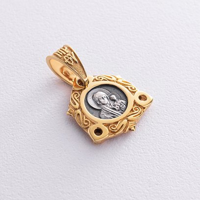 Серебряная подвеска Казанской Божией Матери 131973