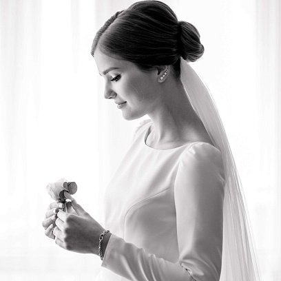 Серебряные серьги - клаймберы с фианитами 121619 №3