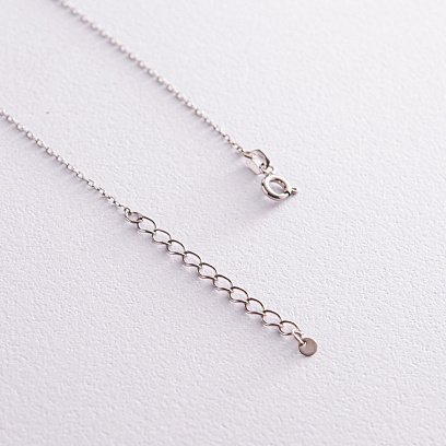 Серебряное колье "Шарики" 181214 №8