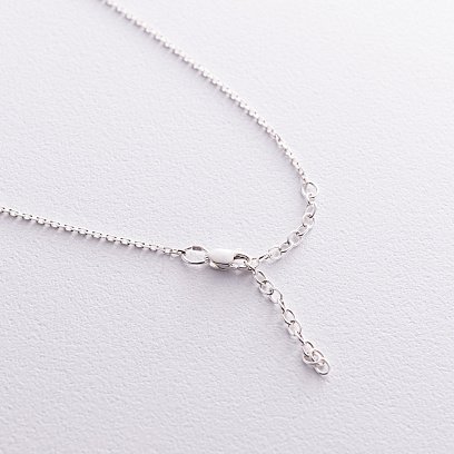 Срібне кольє "Карта України" 181268 №7