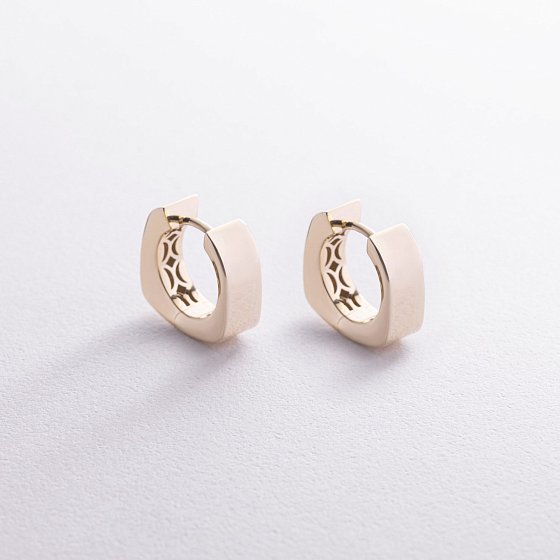 Сережки "Loren" у жовтому золоті с08946