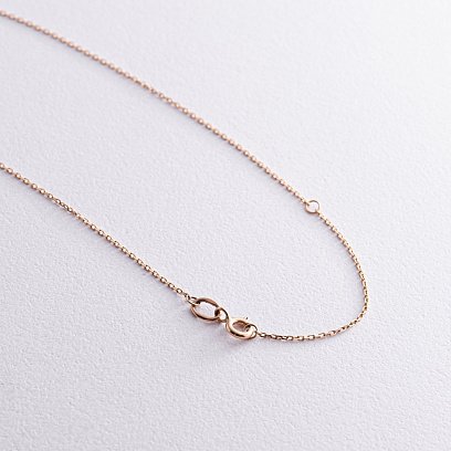 Золотое колье "Клевер" с бриллиантами 723013121 №6