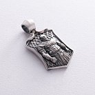 Чоловічий срібний кулон "Воїн" 378 от ювелирного магазина Оникс - 8