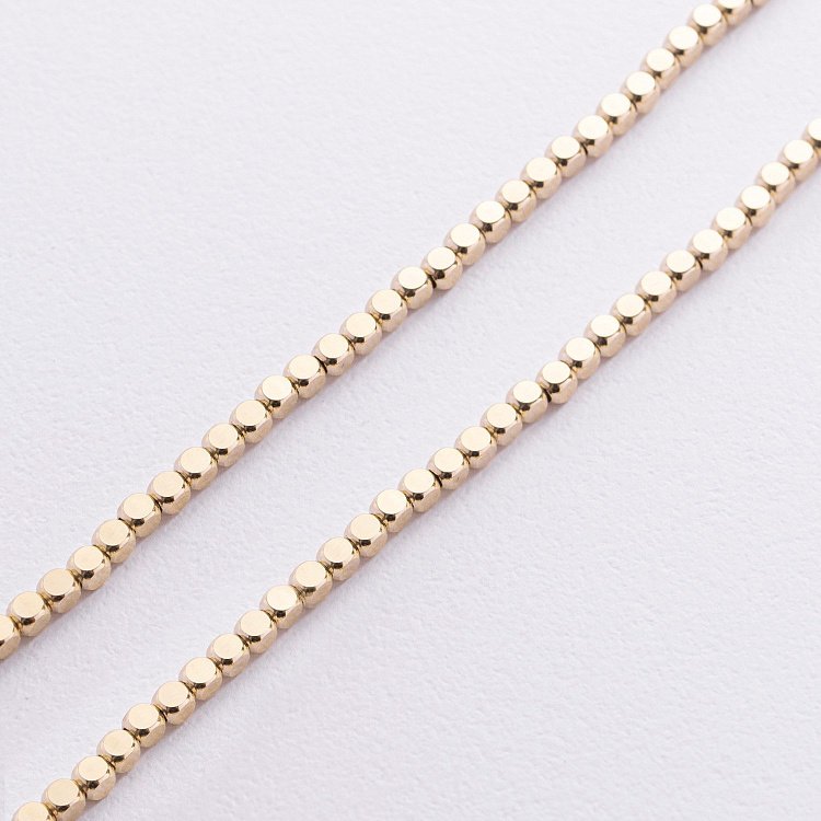 Кольє "Кубики" (жовте золото) кол02587 від ювелірного магазину Онікс - 2