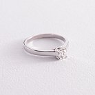 Помолвочное золотое кольцо с бриллиантом кб0397z от ювелирного магазина Оникс - 2