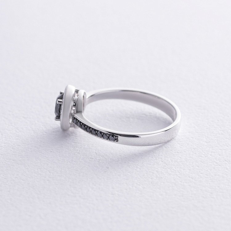 Золотое кольцо с бриллиантами 236081122 от ювелирного магазина Оникс - 4