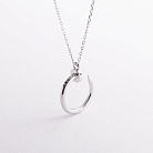 Срібне кольє "Цвях" 181374 от ювелирного магазина Оникс