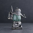 Серебряная фигура ручной работы "Сова Правосудия" 23175 от ювелирного магазина Оникс - 3