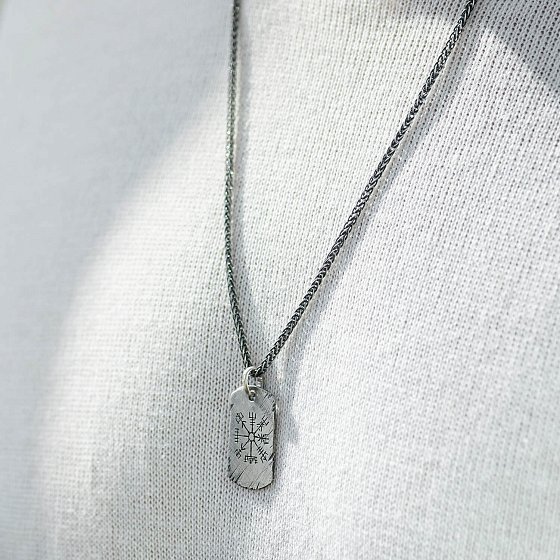 Серебряный жетон "Вегвизир" (маленький) 133349-В №4