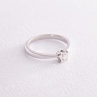 Помолвочное золотое кольцо с бриллиантом кб0423 от ювелирного магазина Оникс - 2