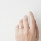 Золотое помолвочное кольцо (бриллианты) кб0044 от ювелирного магазина Оникс - 3