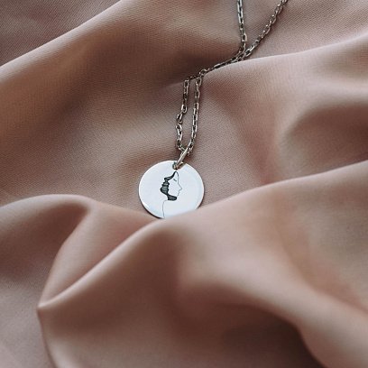 Серебряный кулон "Наша дуальность" 132724кул №5