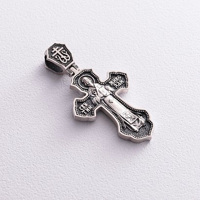 Православний хрест "Розп'яття Христове. Св. Миколай Чудотворець" кд-9 №5