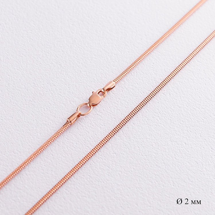 Золотий ланцюжок плетіння Снейк (2 мм) ц00003-2 від ювелірного магазину Онікс