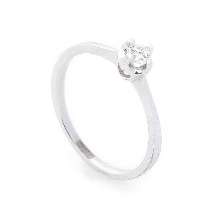 Золотое помолвочное кольцо (бриллиант) кб0156 от ювелирного магазина Оникс