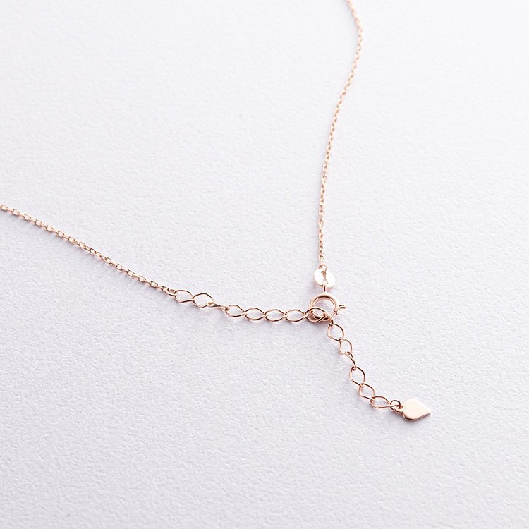 Золоте кольє "Конюшина" з перламутром кол02395 від ювелірного магазину Онікс - 4