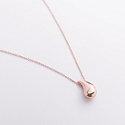 Золотое колье "Капелька" 860625 от ювелирного магазина Оникс - 2