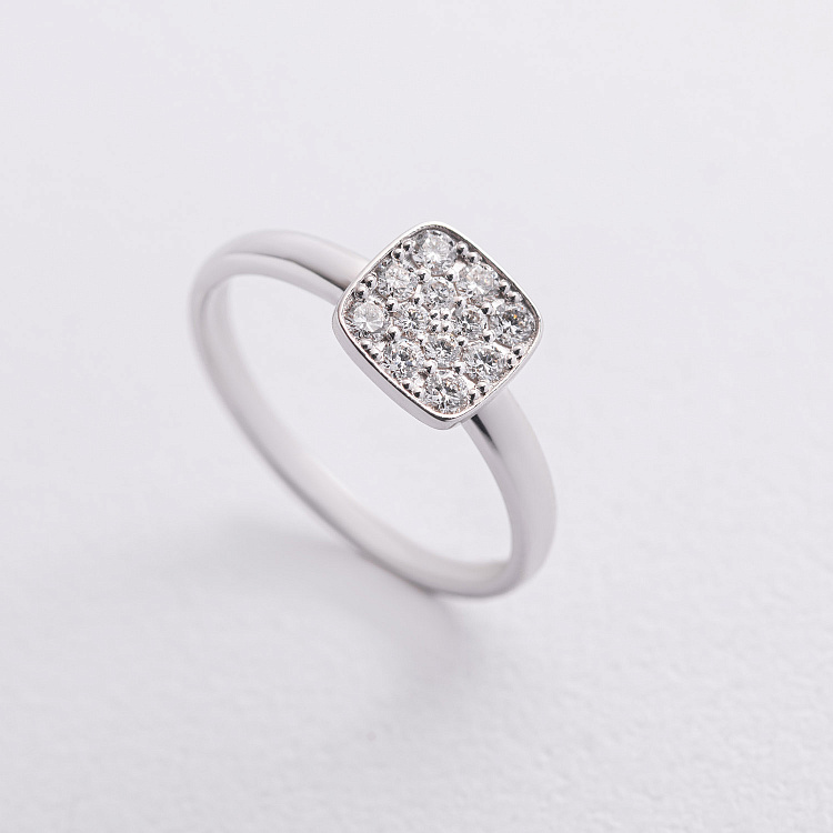 Золотое кольцо с бриллиантами 244981121 от ювелирного магазина Оникс