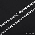 Серебряное родированная цепочка плетение Якорное р011682 от ювелирного магазина Оникс