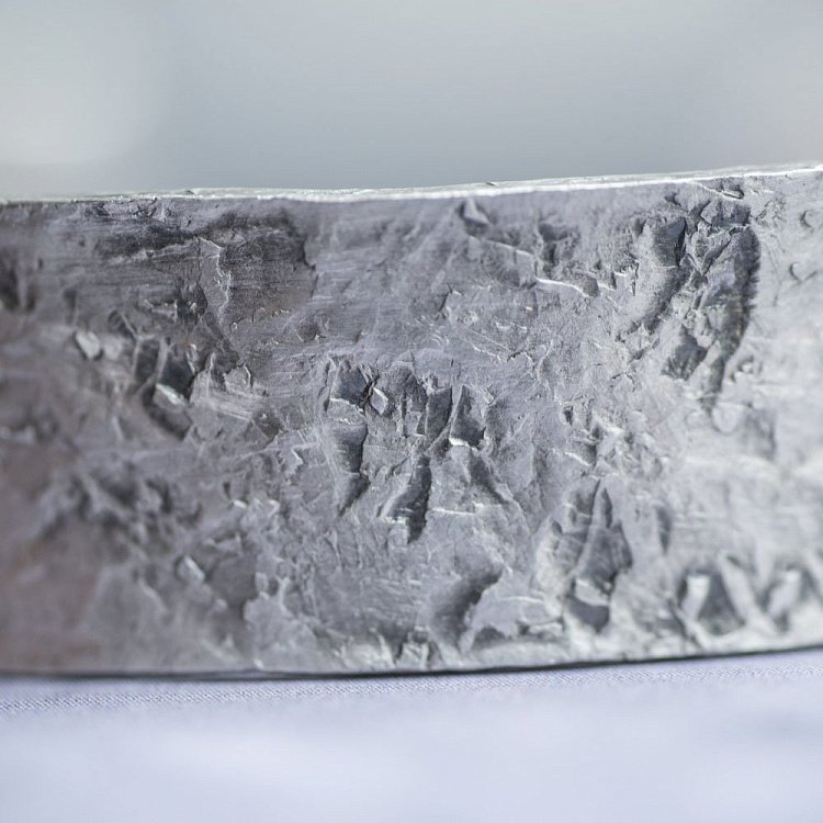 Жорсткий браслет ручної роботи зі срібла з чорнінням 141535 від ювелірного магазину Онікс - 4