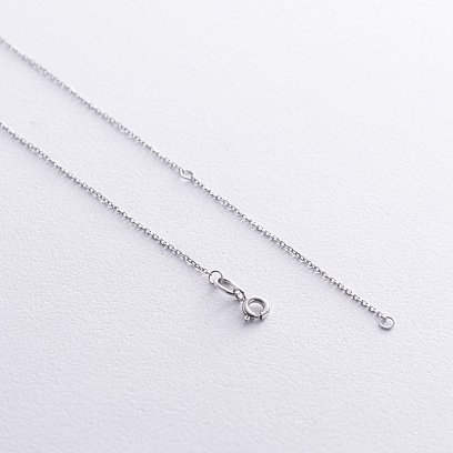 Золоте кольє "Хрестик" з діамантами 738331121 №5