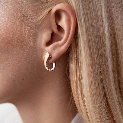 Золоті сережки "Шарлотта" с06087