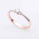 Золотое кольцо с бриллиантами кб0025 от ювелирного магазина Оникс