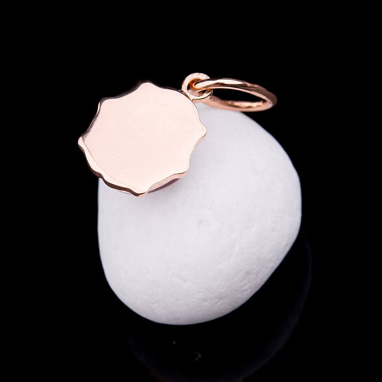 Детская золотая подвеска "Божья коровка" (эмаль) п01953 от ювелирного магазина Оникс - 3