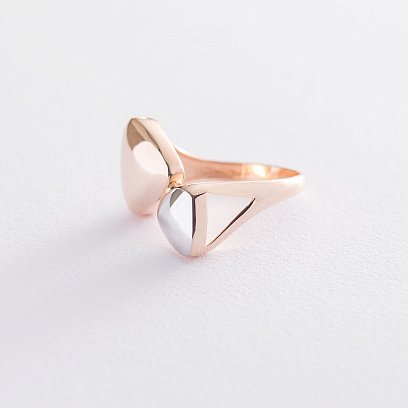 Золотое кольцо без камней к05511 №3