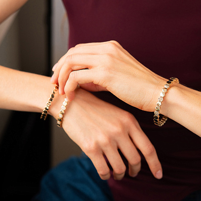 Браслет "Brianna" в желтом золоте б05786 №4