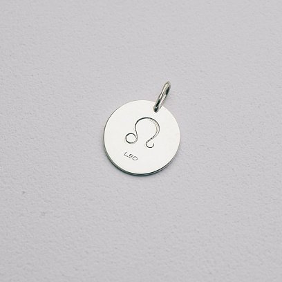 Срібний кулон з гравіюванням "Знак Зодіаку" 132722z №6