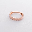 Золотое кольцо без камней к06216 от ювелирного магазина Оникс