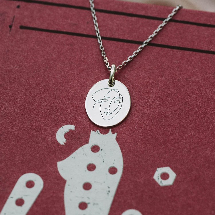 Серебряный кулон "Мечтательность" (овальный) 133045кул от ювелирного магазина Оникс - 5