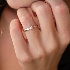 Помолвочное золотое кольцо с бриллиантом 211992421 от ювелирного магазина Оникс - 4