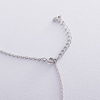 Серебряное колье "Расческа" 18923 №3