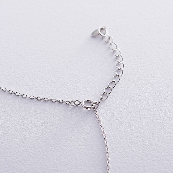 Серебряное колье "Расческа" 18923 №3