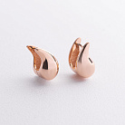 Золотые серьги "Капельки" с09633 от ювелирного магазина Оникс