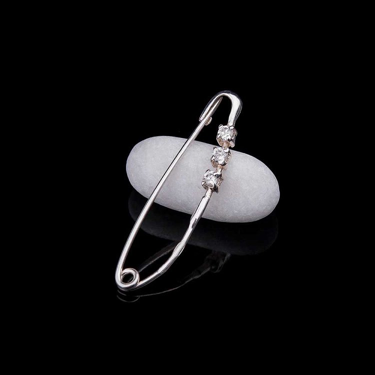 Булавка (фіаніти) 21013 від ювелірного магазину Онікс - 4