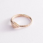 Золотое кольцо "Змей Уроборос" к07001 от ювелирного магазина Оникс