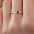 Золотое кольцо с дорожкой камней к02309 от ювелирного магазина Оникс - 1