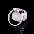 Ексклюзивне срібний перстень з фіанітами (родій) 111725 от ювелирного магазина Оникс - 2