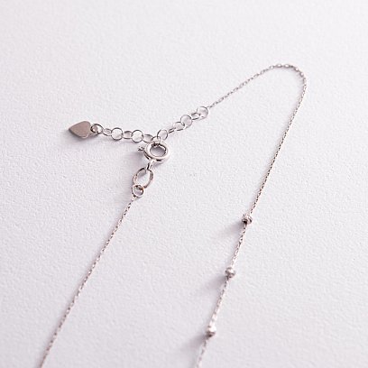 Срібне кольє "Кульки" 181204 №7