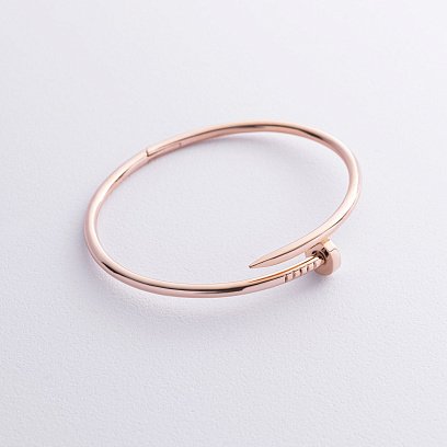 Золотой браслет "Гвоздь" б05467 №5