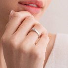 Помолвочное золотое кольцо с бриллиантом 220671121 от ювелирного магазина Оникс - 4