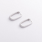 Золоті сережки з діамантами сб0677mi от ювелирного магазина Оникс - 1