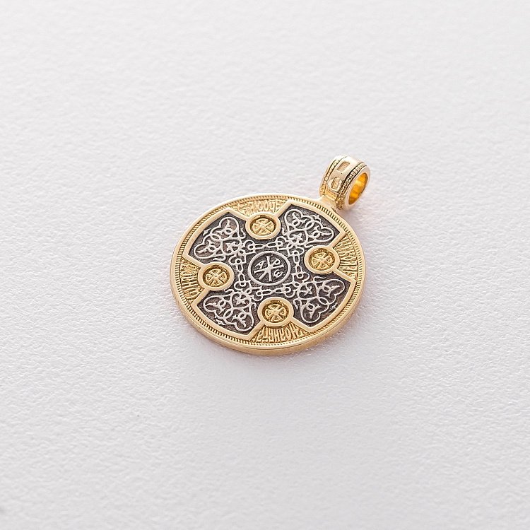 Срібна ладанка з позолотою 132299 від ювелірного магазину Онікс - 6